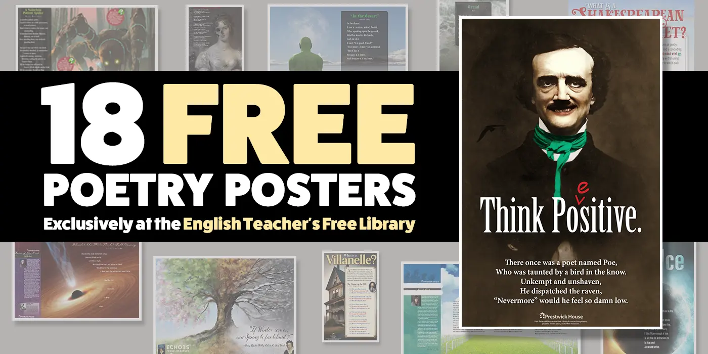 18 Printable Poetry Posters for the Classroom